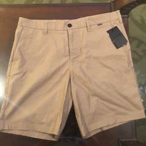 Hurley dri fit khaki shorts